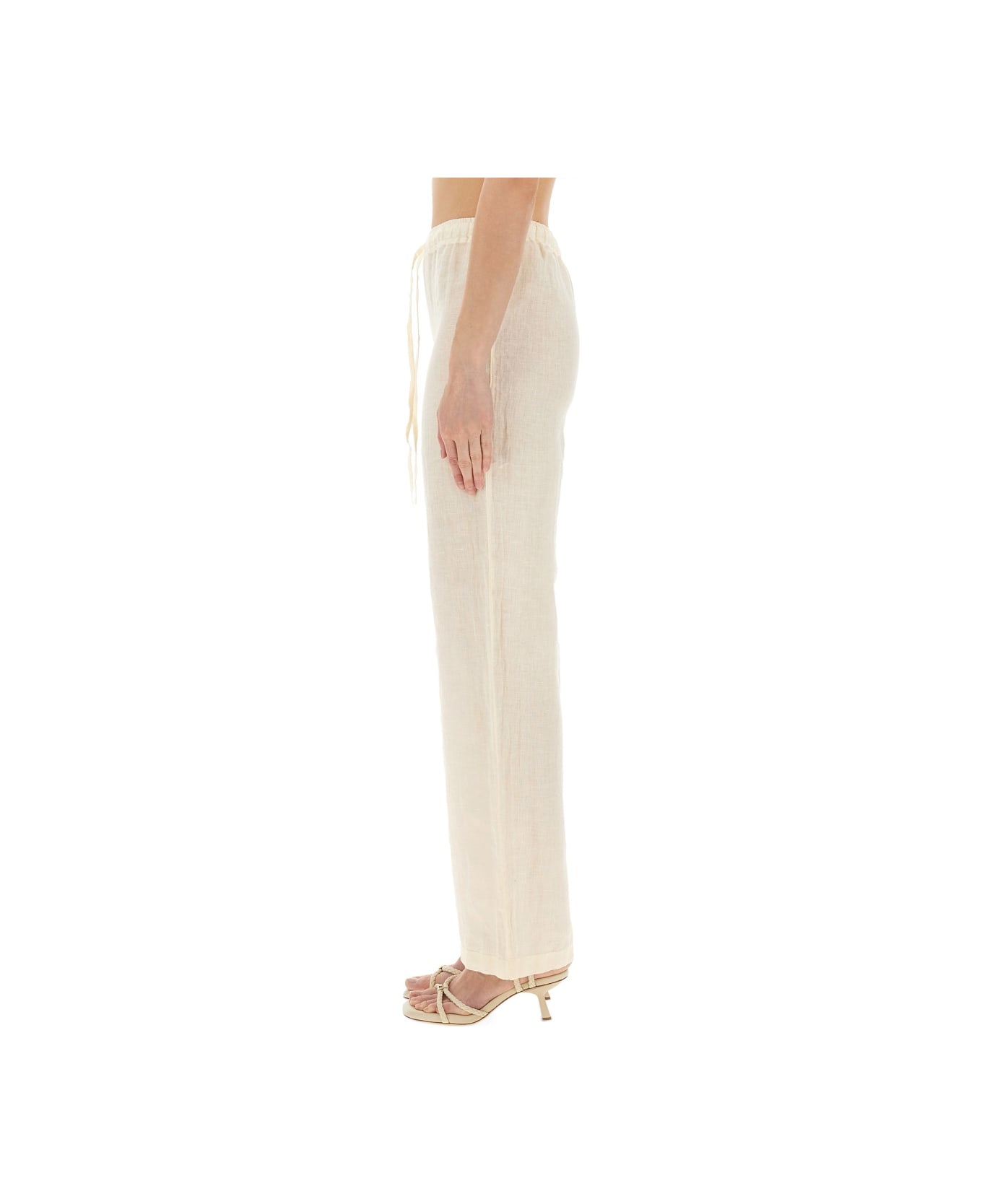120% Lino Linen Pants - IVORY