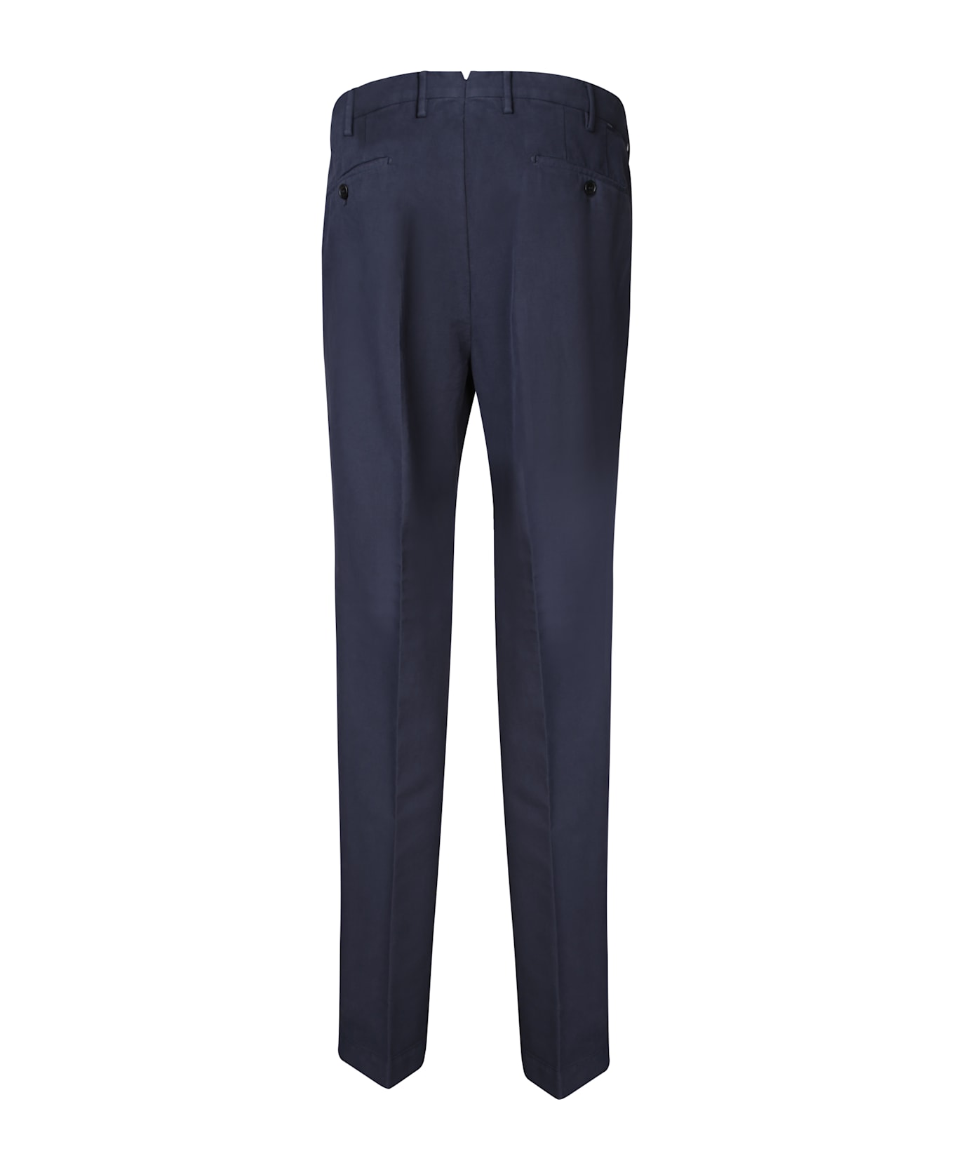 Incotex Tapered Cotton Trousers In Blue - Blue