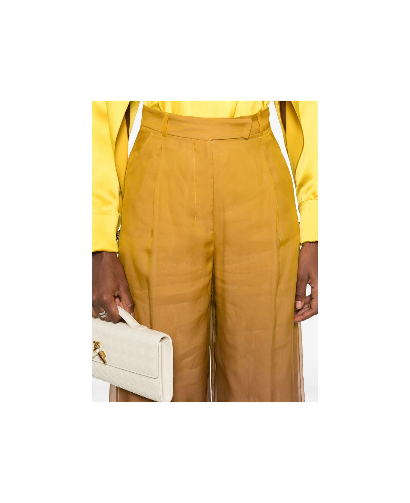 Max Mara Pianoforte Pant - YELLOW