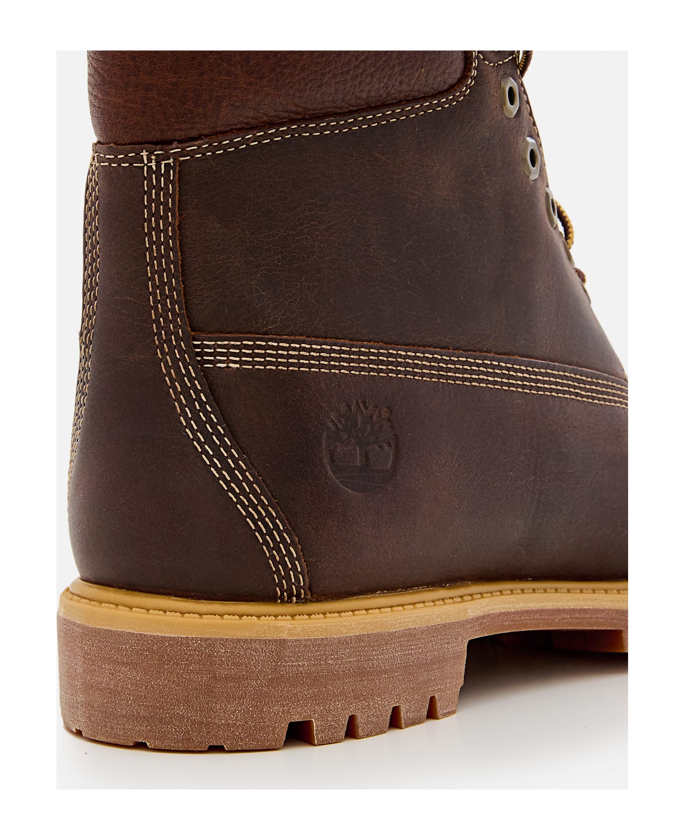Timberland Premium 6 Inch Lace Up Waterproof Boot - Brown