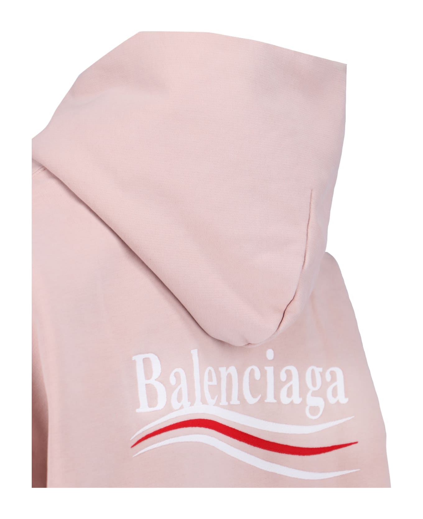 Balenciaga Logo Hoodie - LIGHT PINK