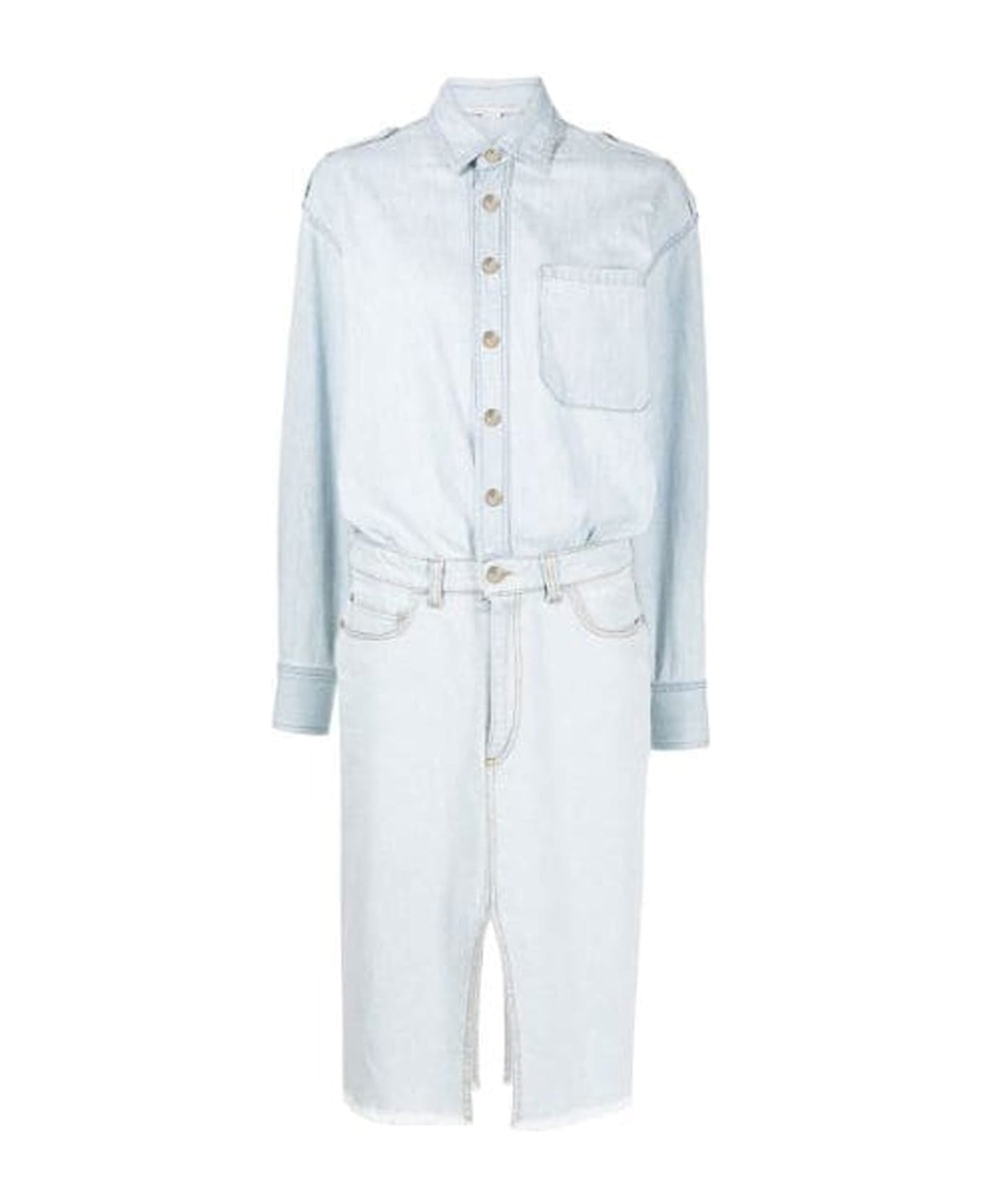 Stella McCartney Denim Shirt Dress - Blue