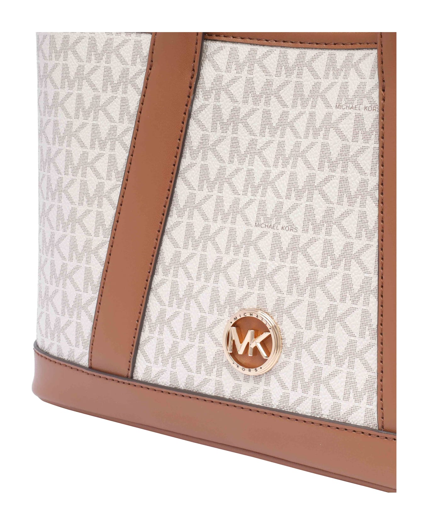 MICHAEL Michael Kors Small Logo Satchel Bag - Brown