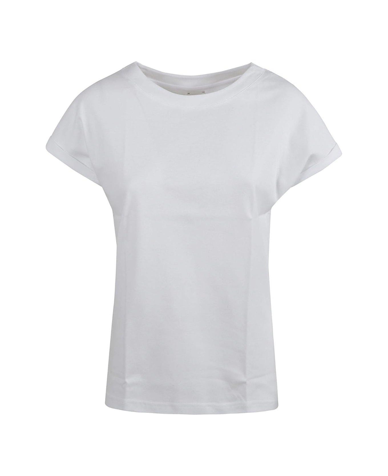 Eleventy Short-sleeved Round-neck T-shirt - White