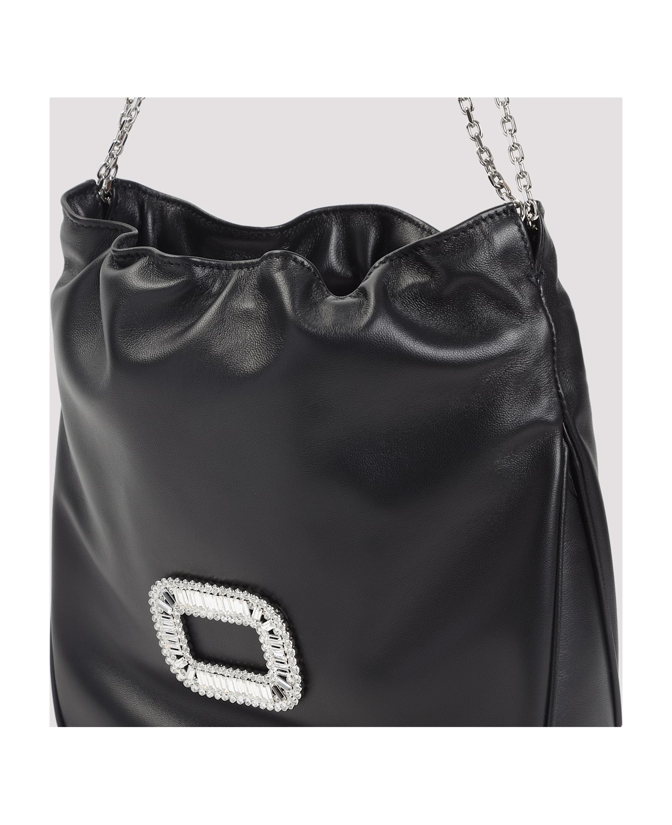 Roger Vivier Pilgrim Pocket Mini Clutch - Nero