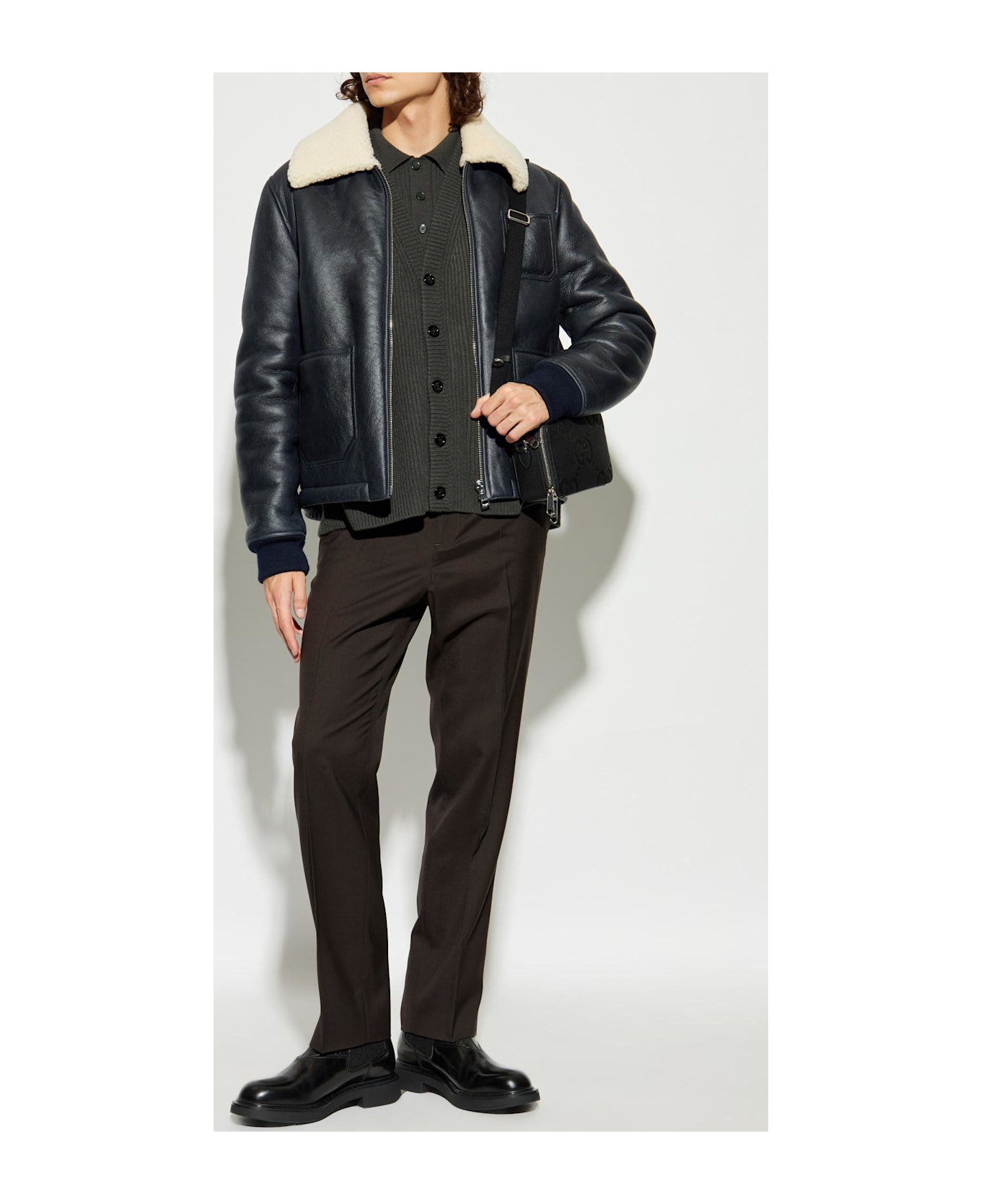 Gucci Cardigan With Pockets - Forest Green