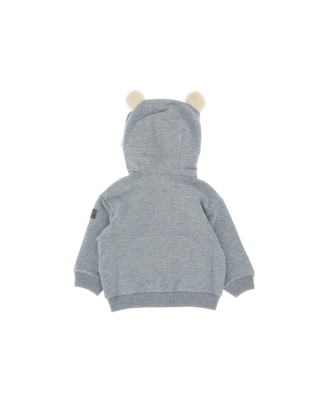 Il Gufo Teddy-bear Hood Suit - Acciaio ボディスーツ＆セットアップ