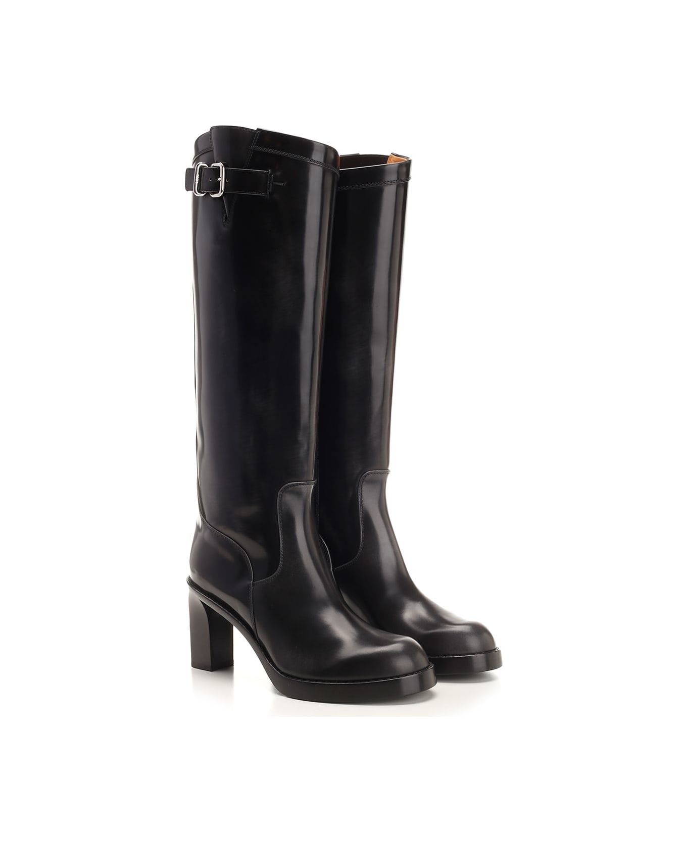 Tod's Biker Boot With Square Heel