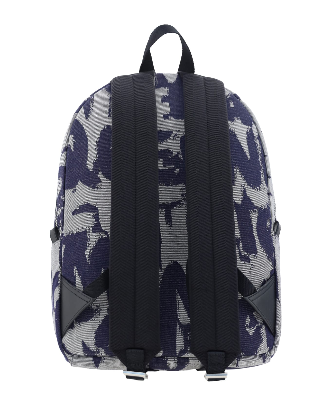 Alexander McQueen Metropolitan Backpack - Dk Blue/ivory/black
