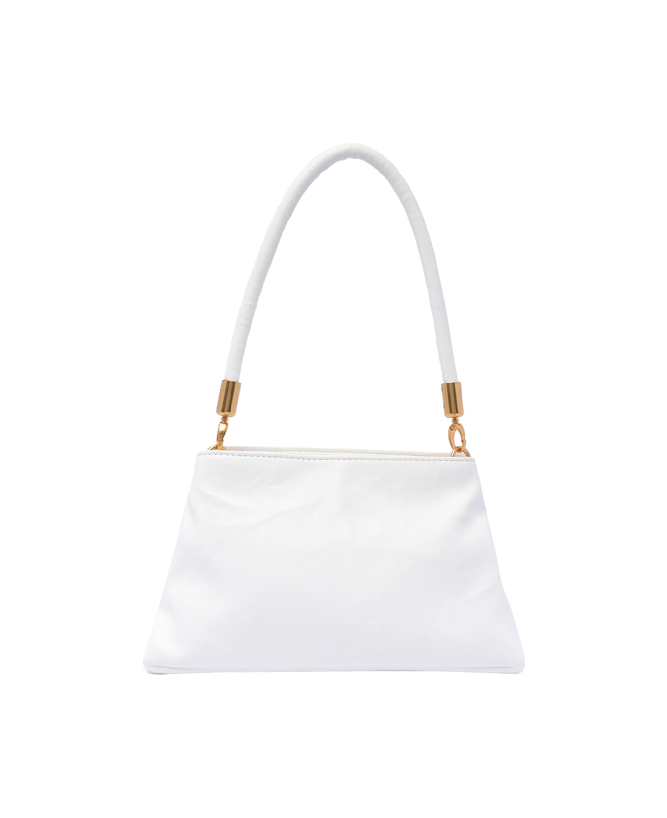 Liu-Jo Zip Shoulder Bag - WHITE