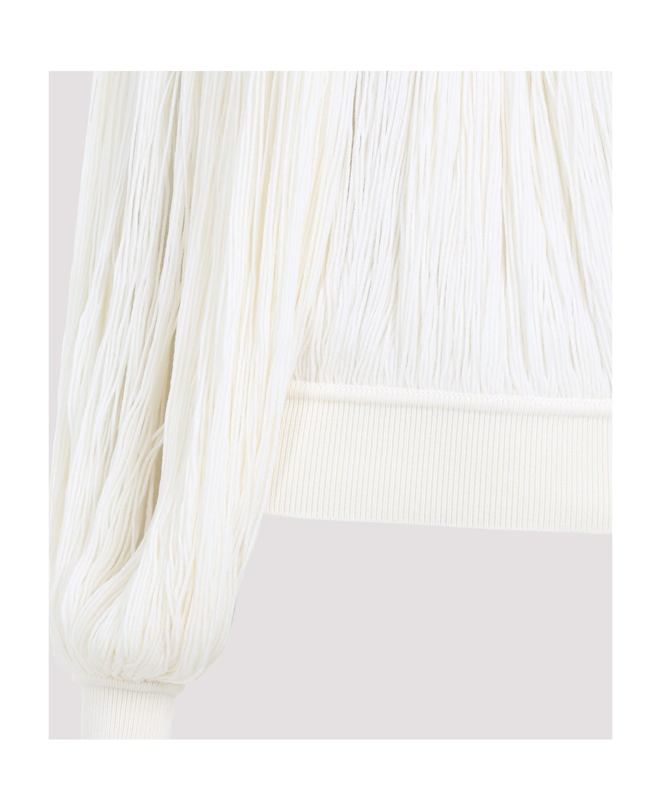 Alaia Alaïa Fringes Jumper - Blanc Casse
