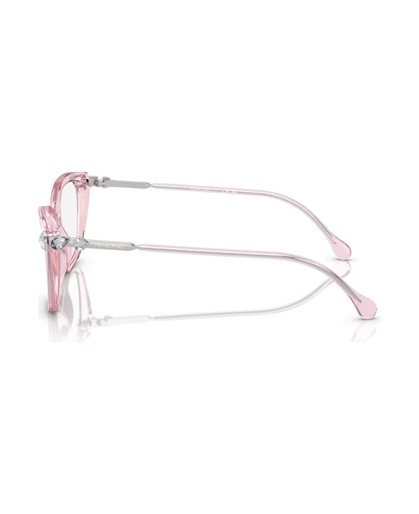 Swarovski Sk2011 Transparent Pink Glasses - Transparent Pink アイウェア