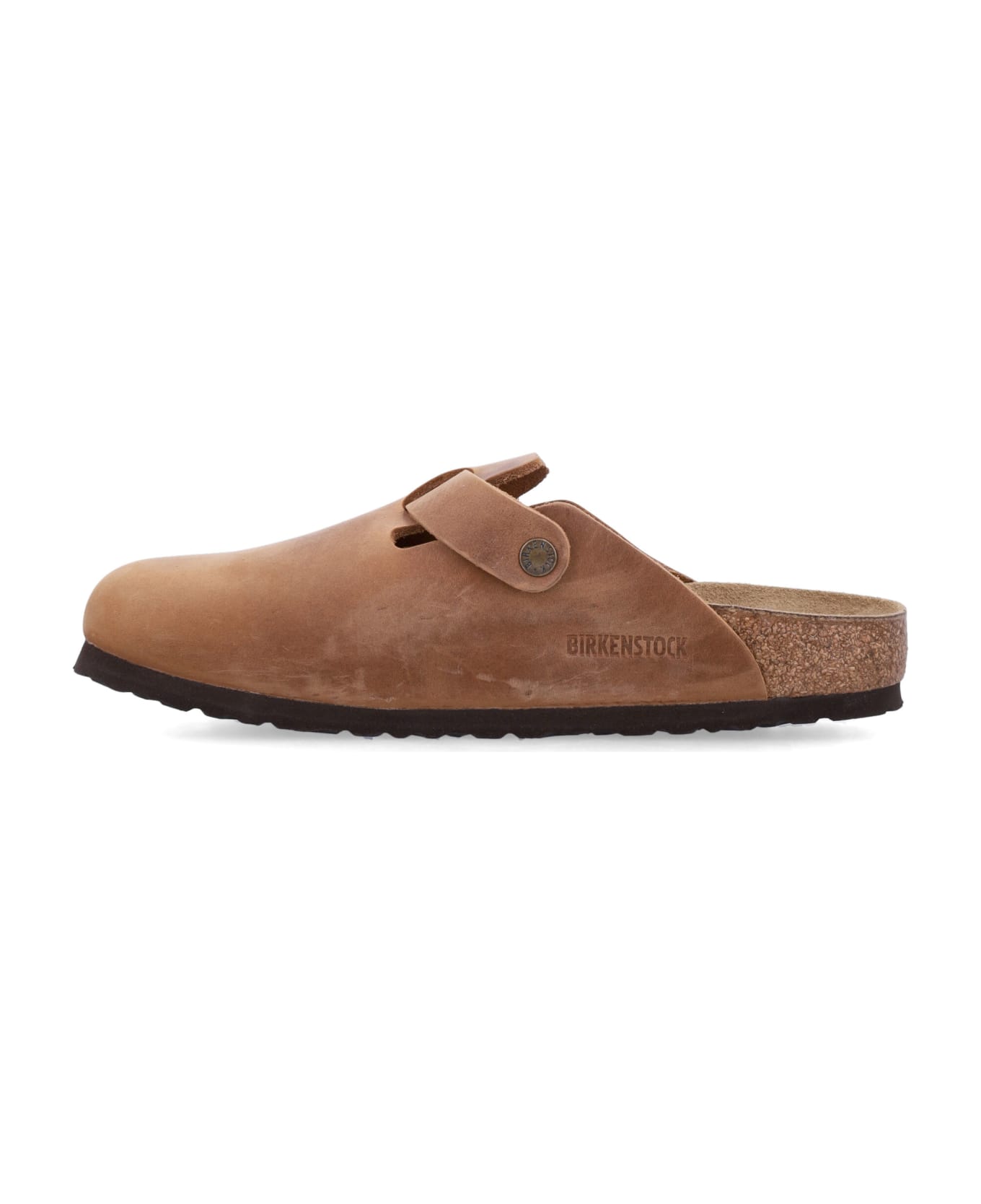Birkenstock Boston Oiled Leather Clogs - COGNAC