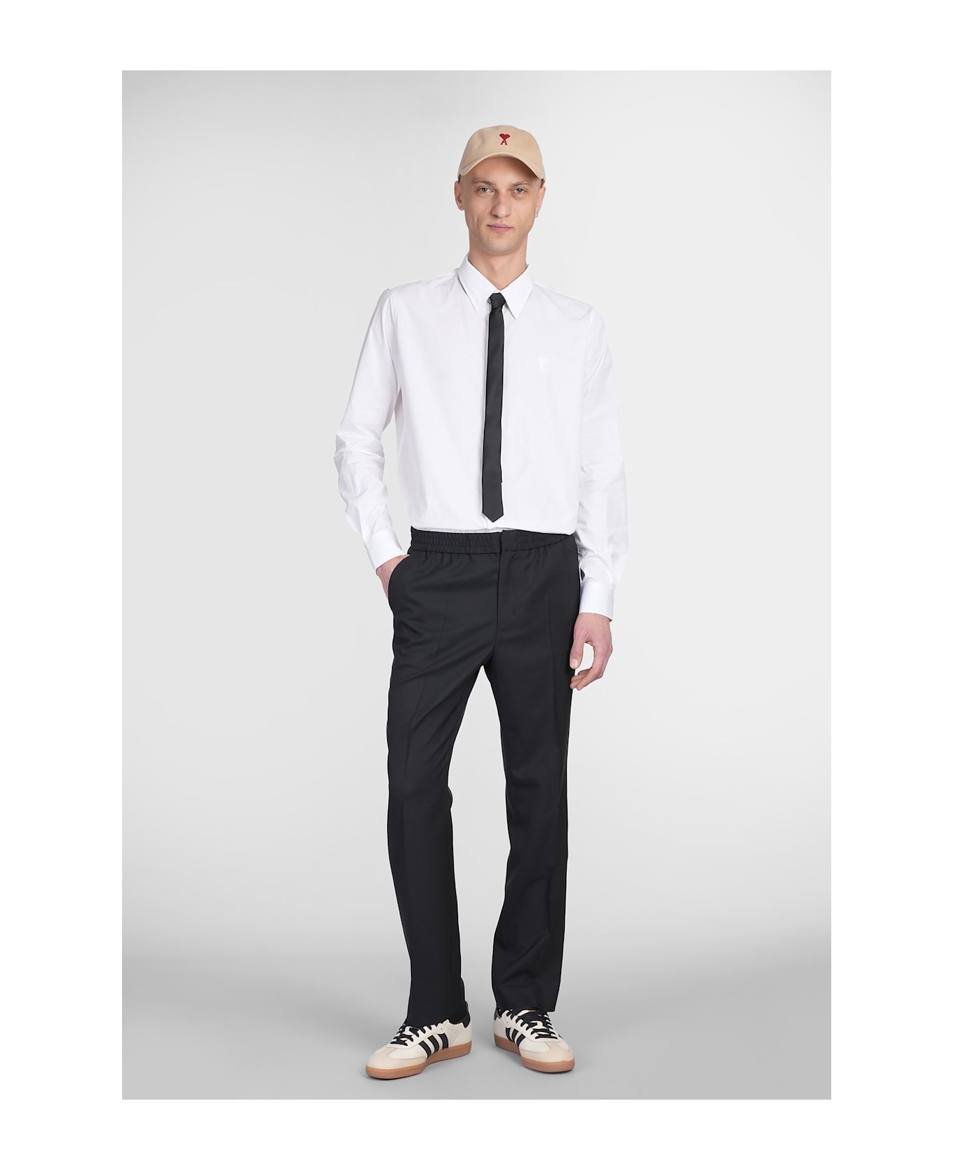 Ami Alexandre Mattiussi Shirt In White Cotton - white