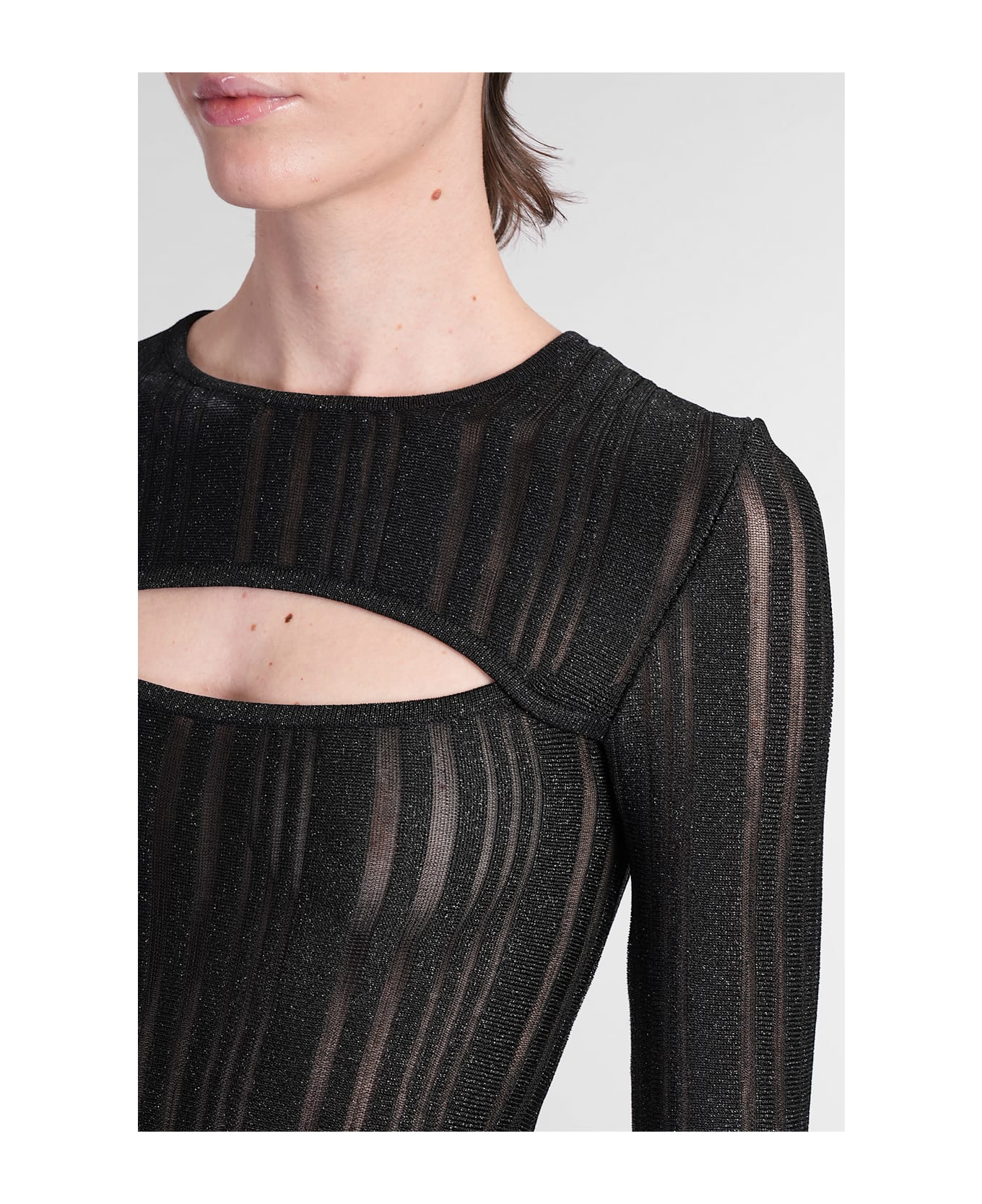 ANDREĀDAMO Body In Black Acetate - black