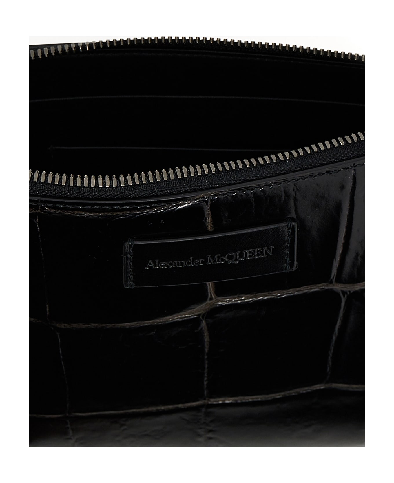 Alexander McQueen The Knuckle Zip Pouch - Black