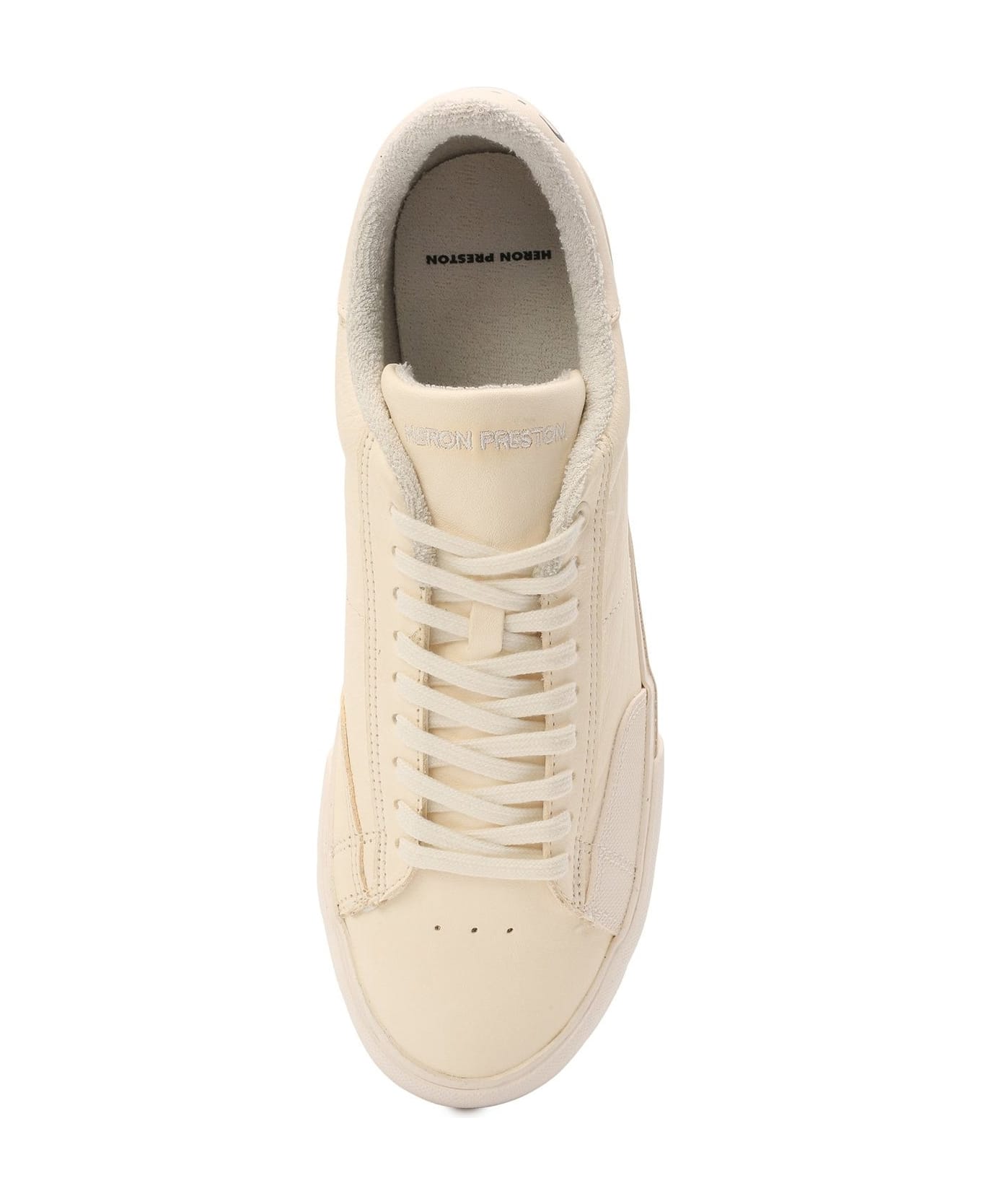 HERON PRESTON Vulcanized Low-top Sneakers - White