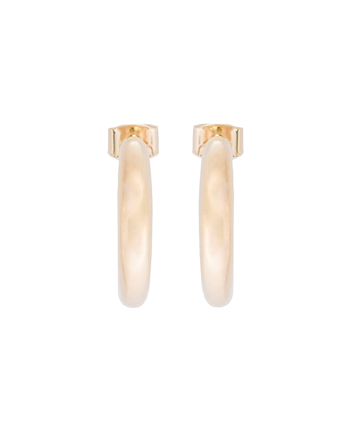 Isabel Marant Woman's  Golden Brass Hoop Earrings - Metallic