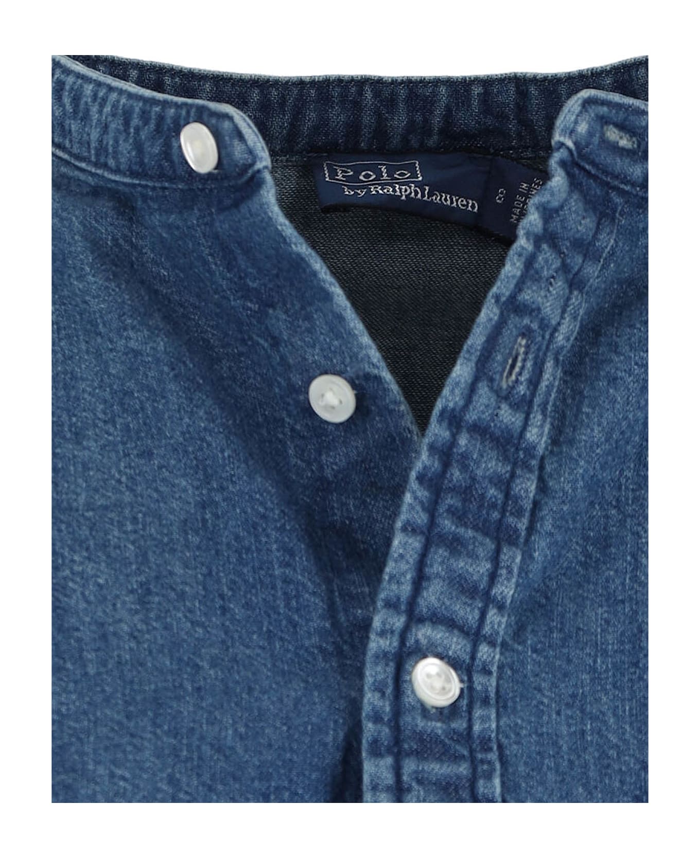 Polo Ralph Lauren Denim Midi Dress - Blue