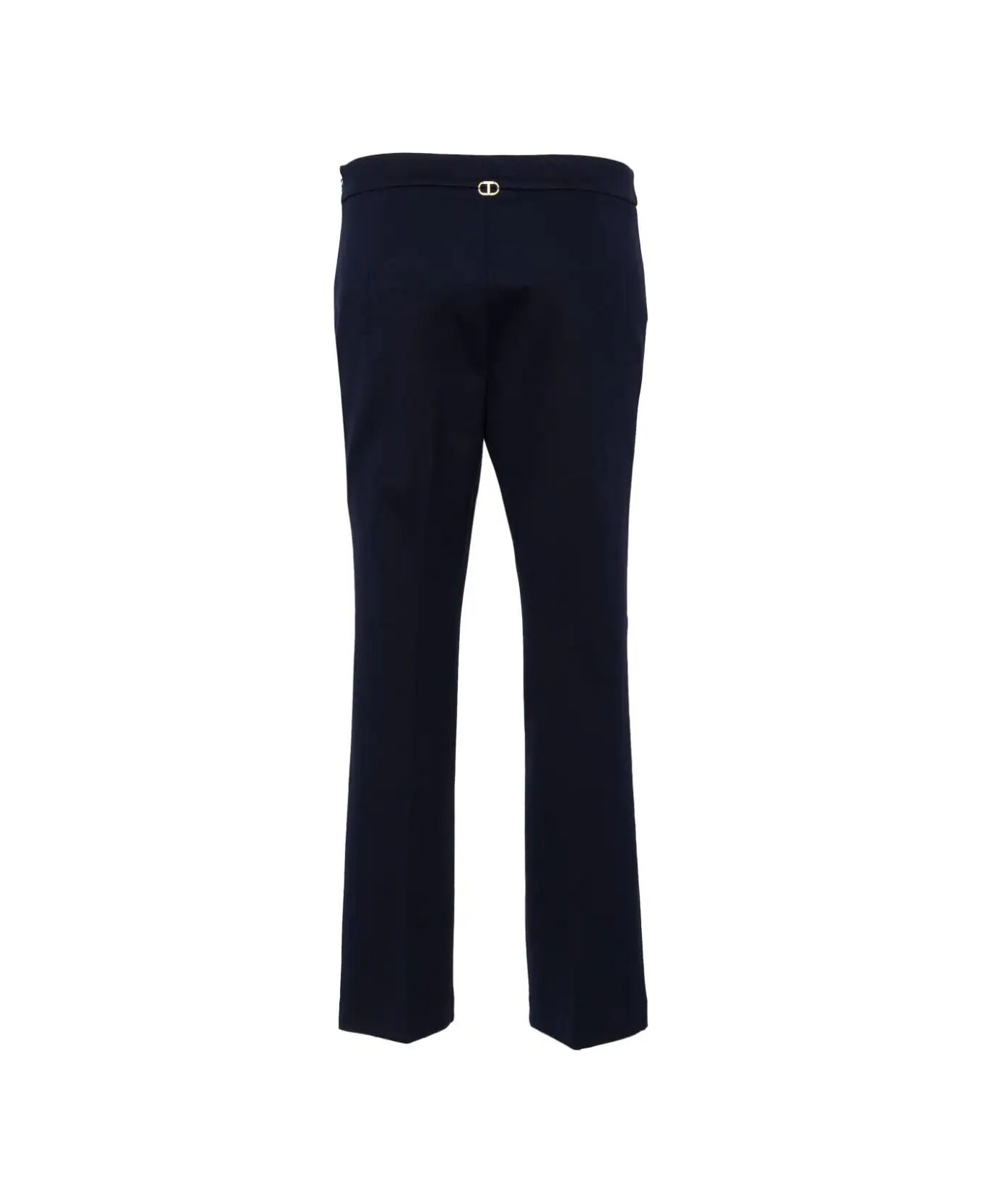 TwinSet Flared Pants - Mid Blue