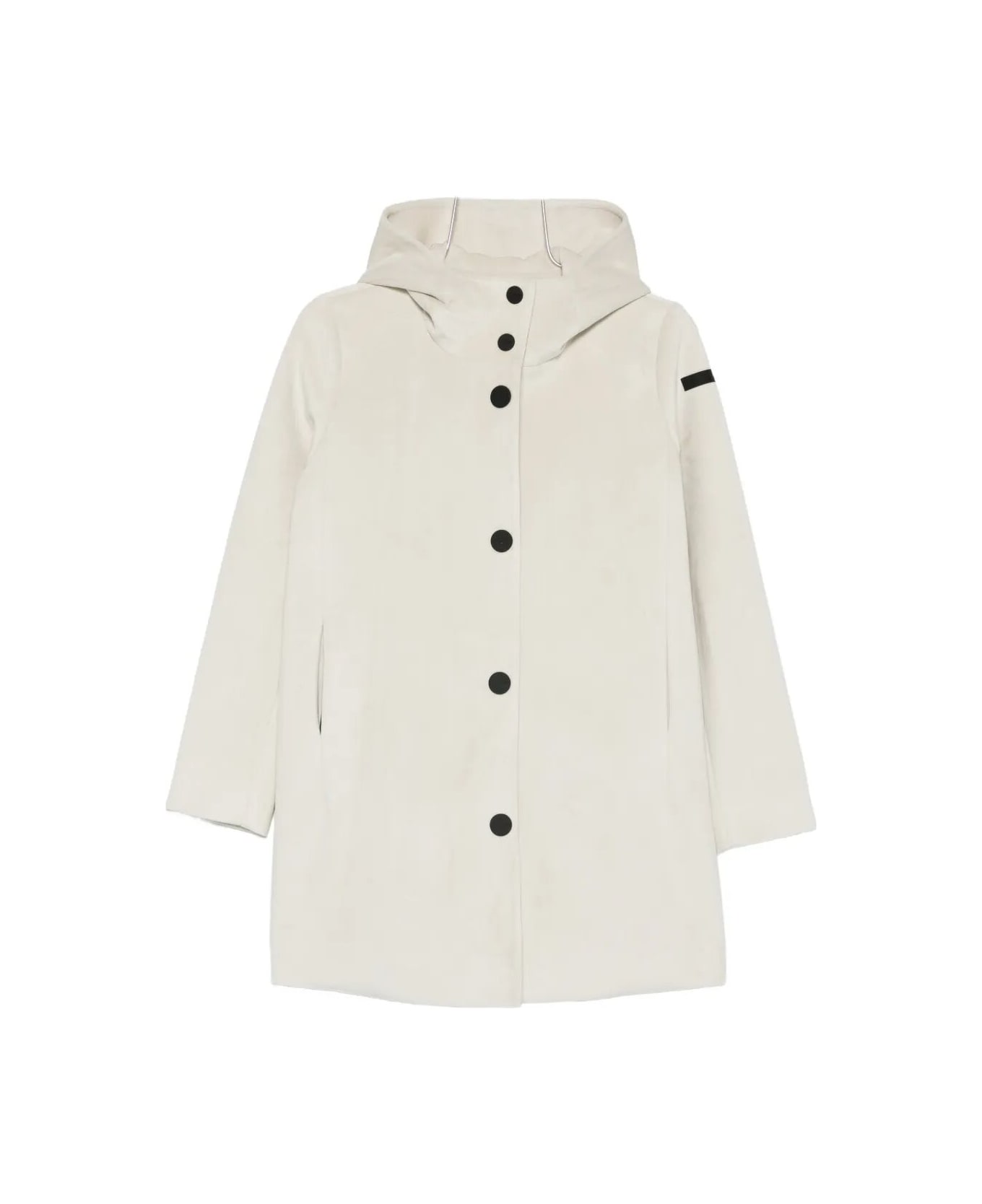 RRD - Roberto Ricci Design Velour Neo Parka Wom Jkt - Cream