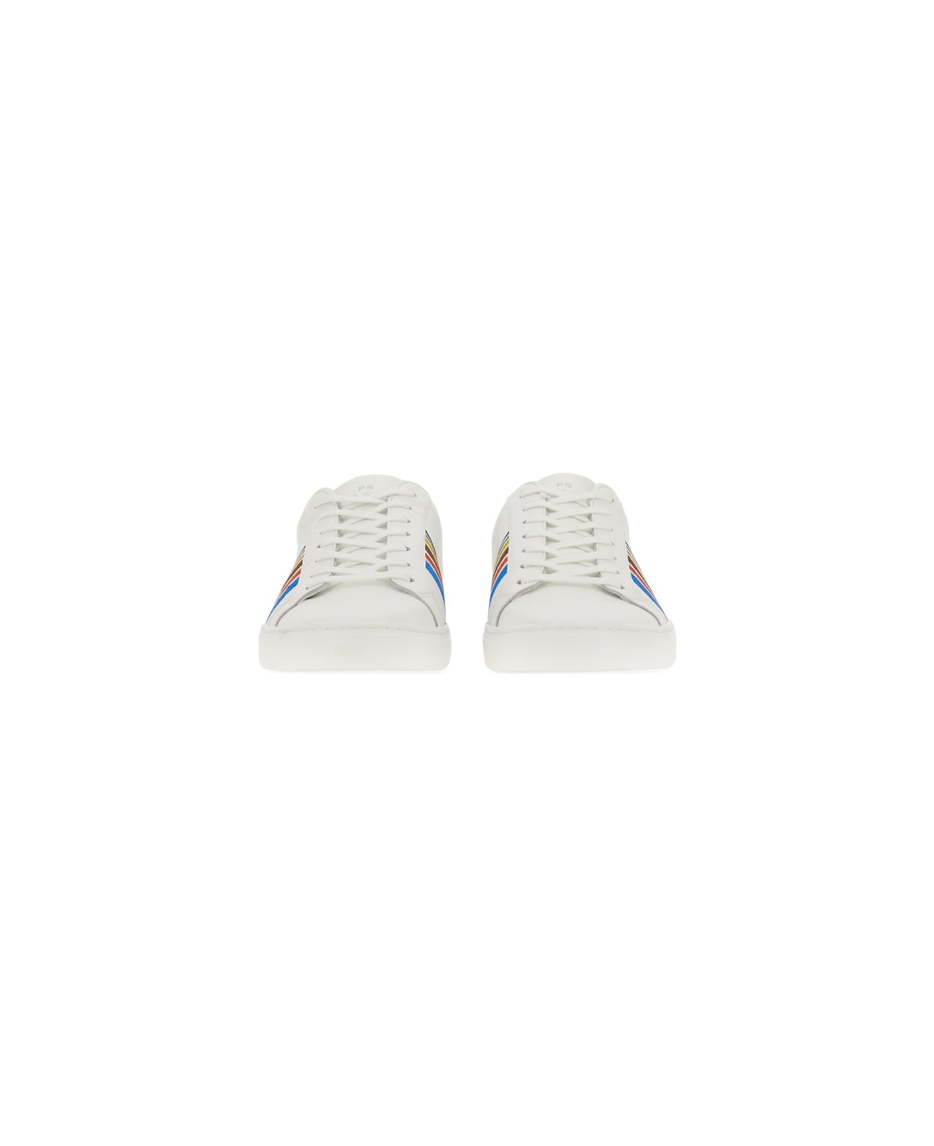 PS by Paul Smith Signature Stripe Sneaker - WHITE