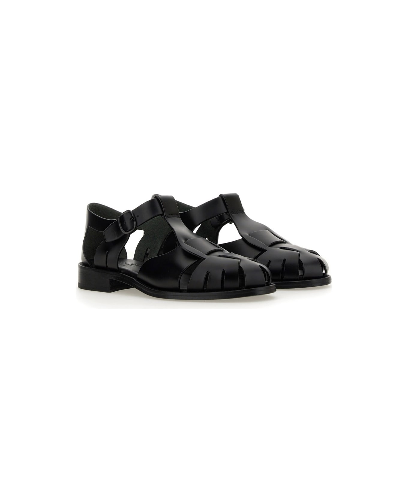 Hereu Sandal "peach" - BLACK