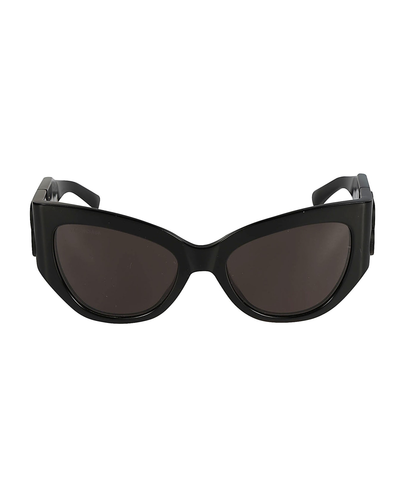 Balenciaga Eyewear Bb Embossed Cat-eye Sunglasses - Nero/Grigio