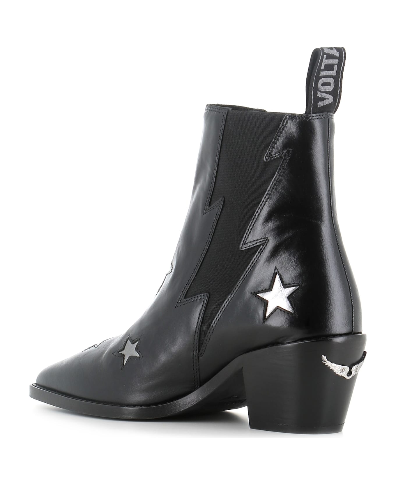 Zadig & Voltaire Texano Tyler Stars - Black