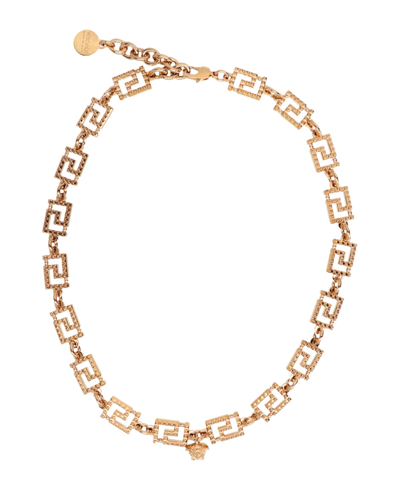 Versace 'greca' Necklace - Gold