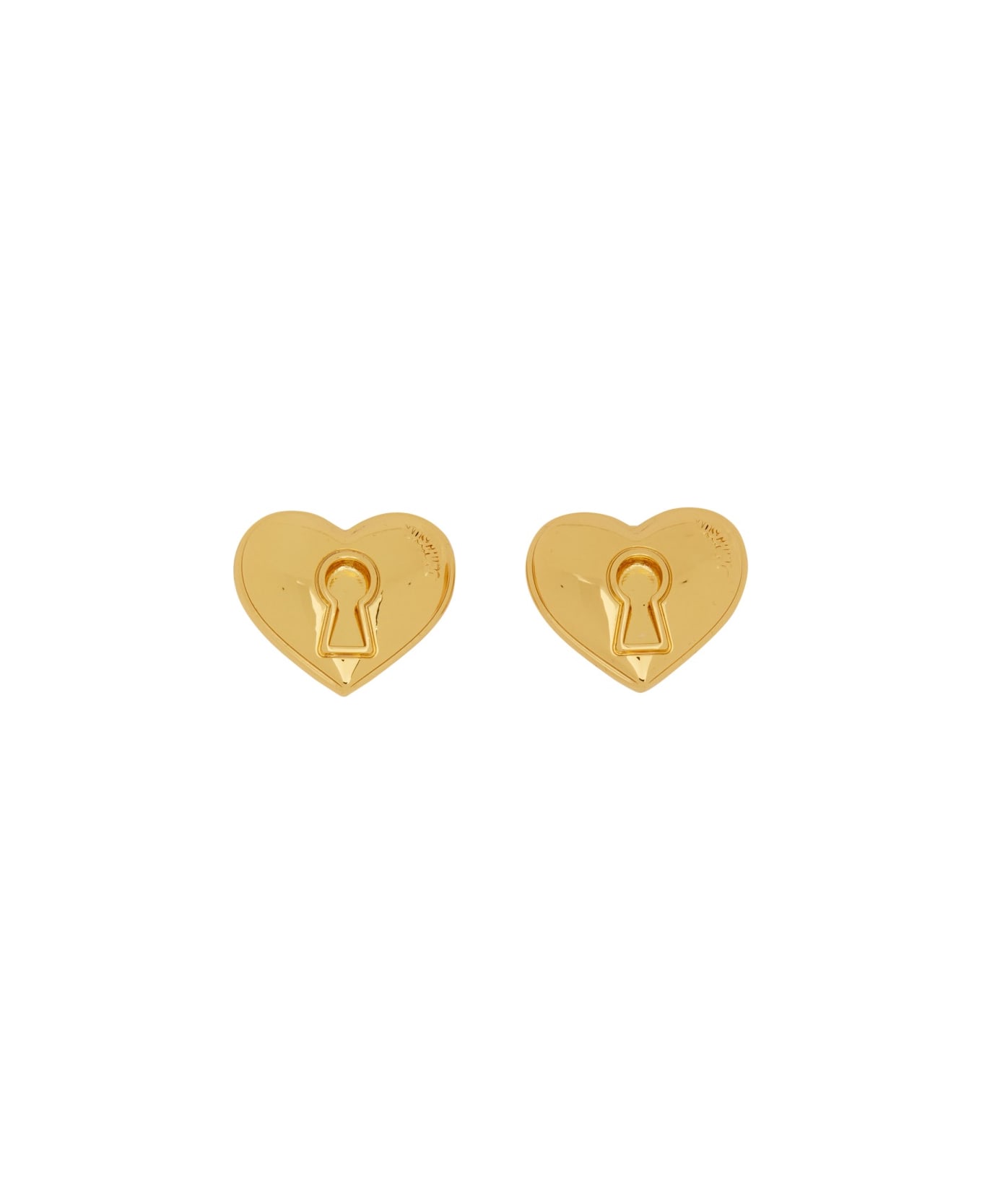 Moschino Logo Earring - GOLD