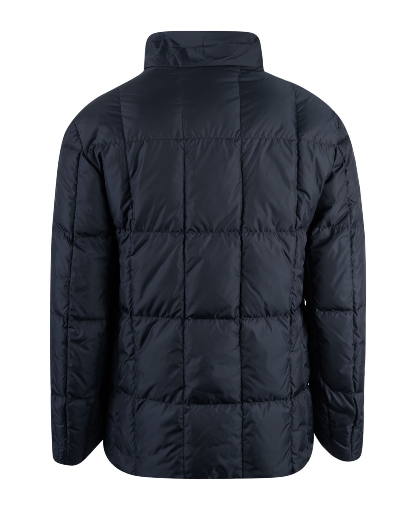 Aspesi Quilted Buttoned Jacket - Navy