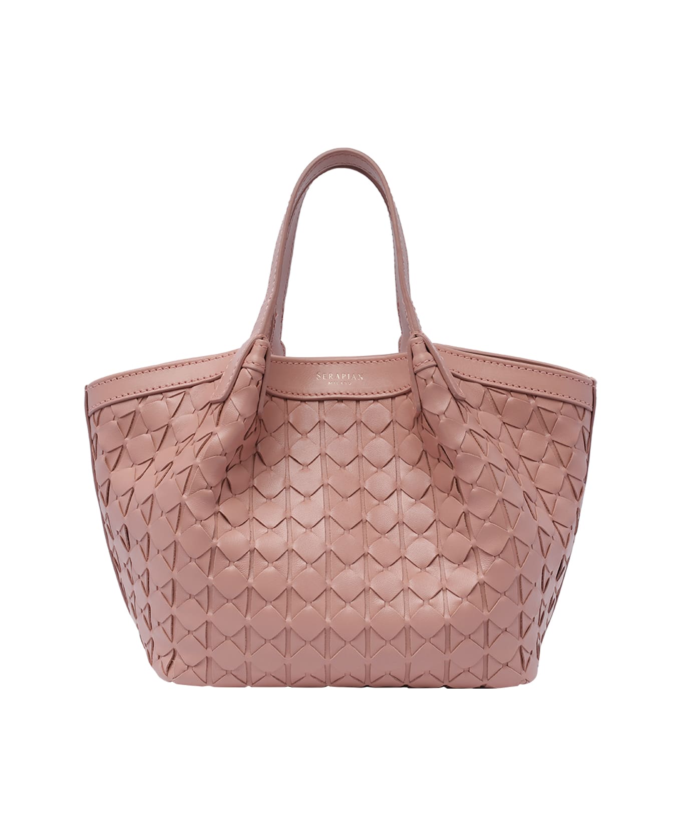 Serapian Mini Secret Mosaico Handbag - Pink