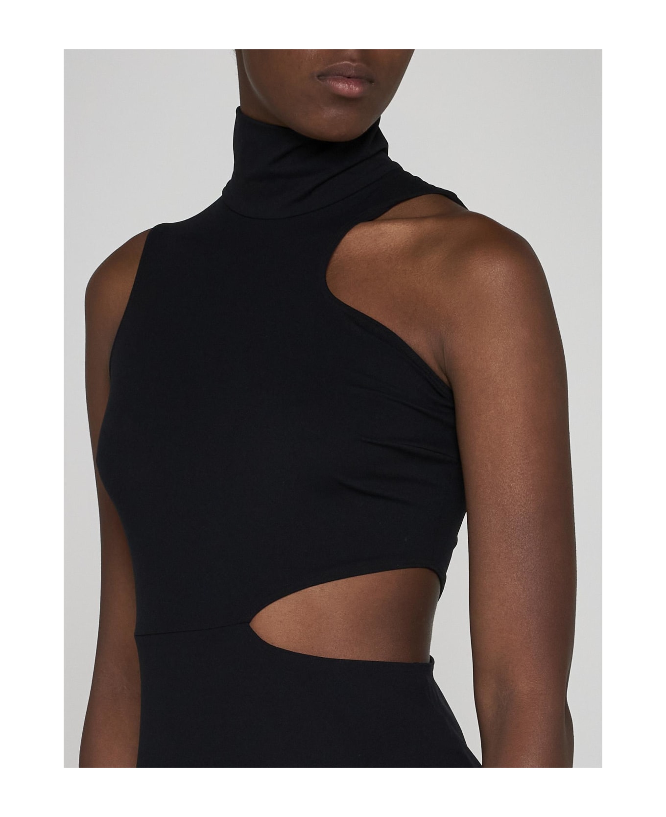 Wolford Warm Up Jersey Bodysuit - BLACK