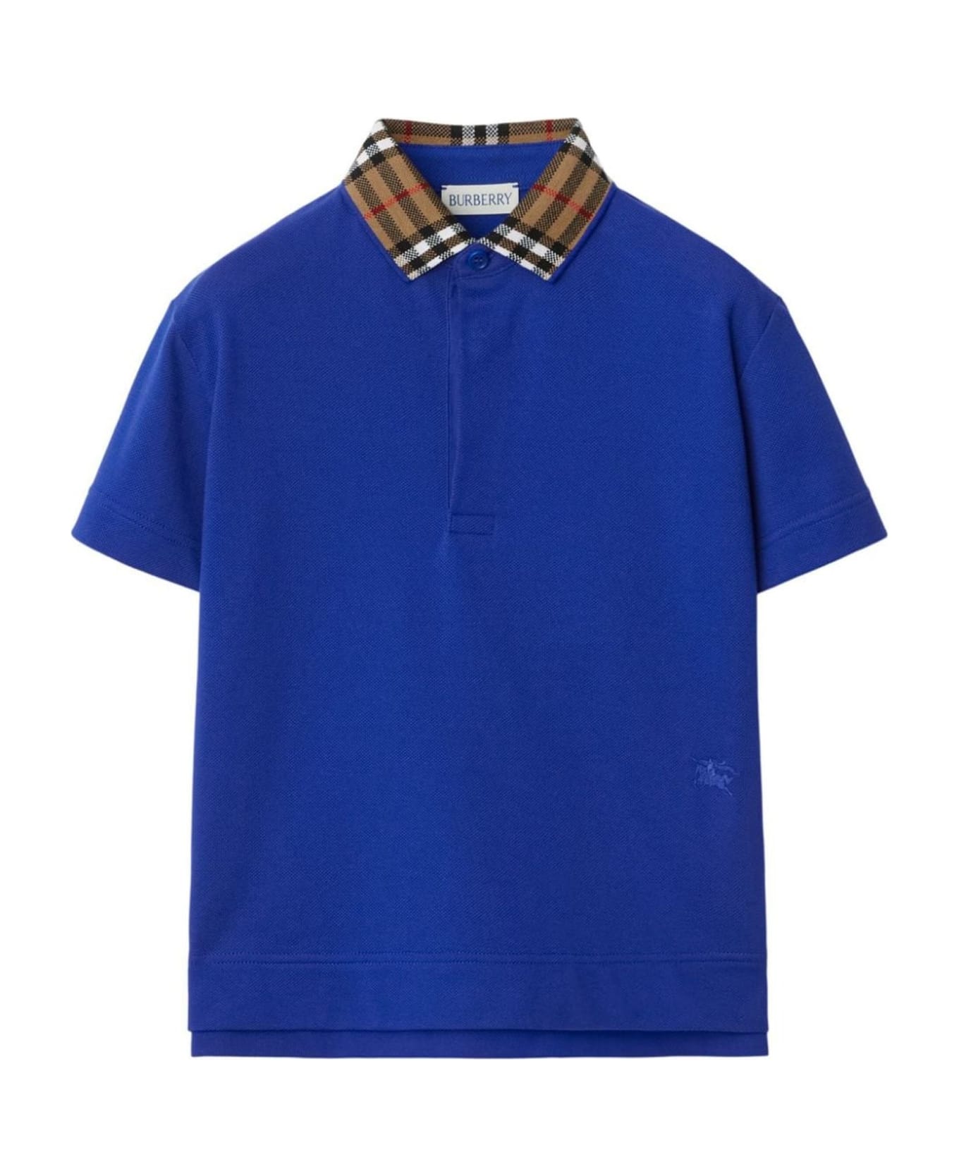 Burberry Kids T-shirts And Polos Blue - Blue