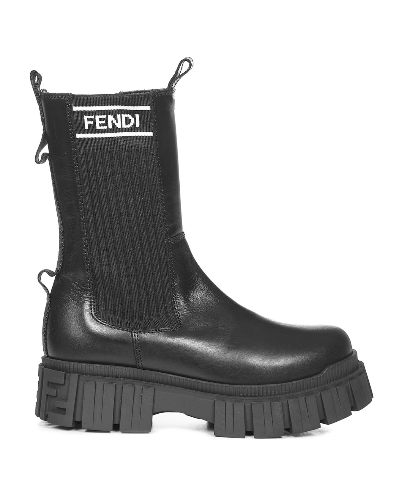 Fendi Kids Boots - Black