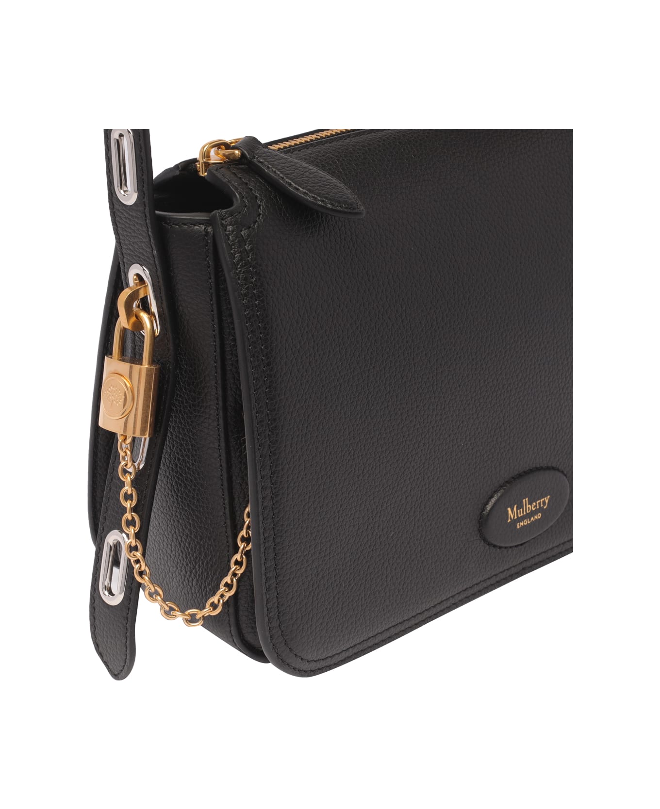 Mulberry Billie Small Classic Grain - Black