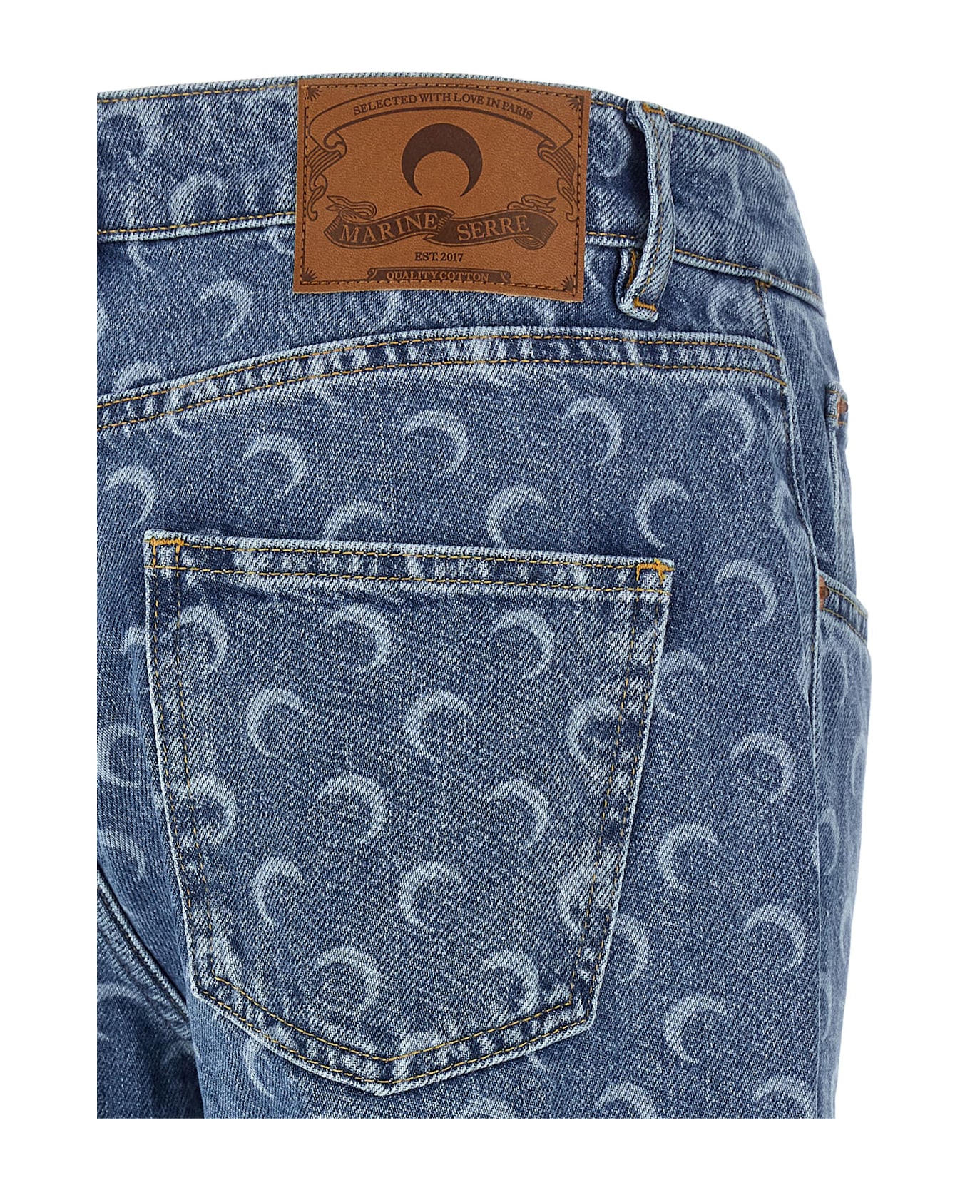 Marine Serre 
moon
 Jeans - Light Blue