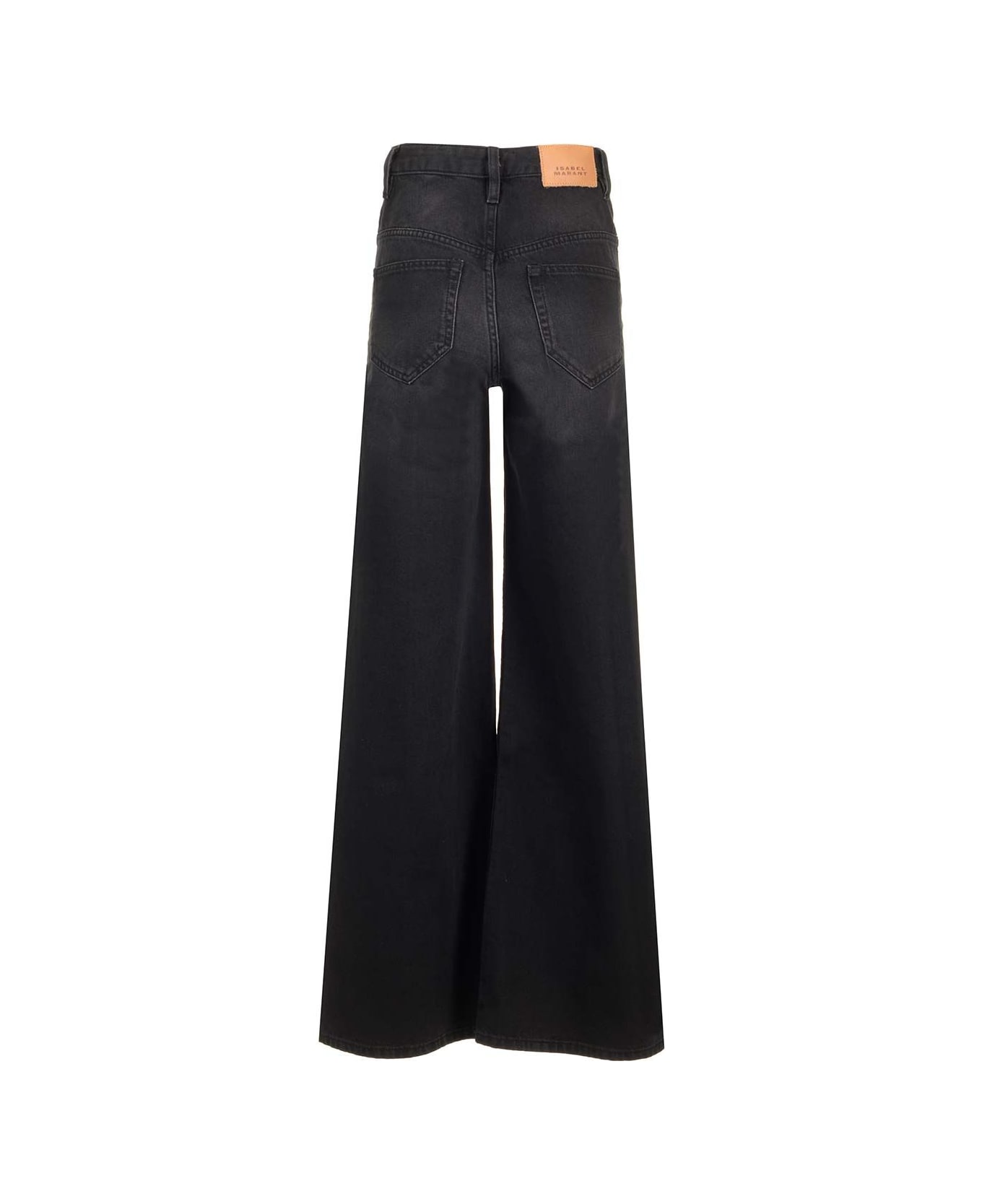 Isabel Marant 'lemony' High-waisted Jeans - Black