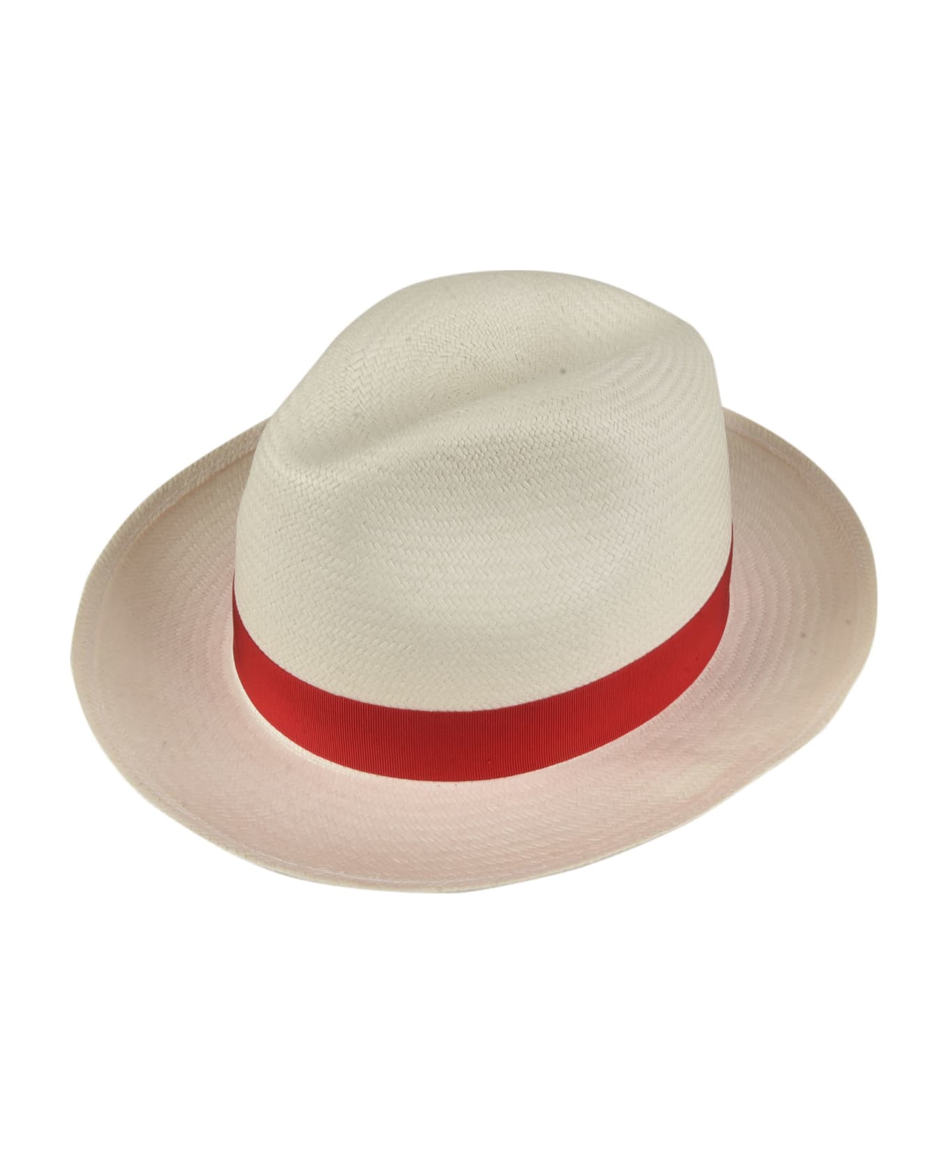 Borsalino Bow Detail Woven Hat - 0032 帽子