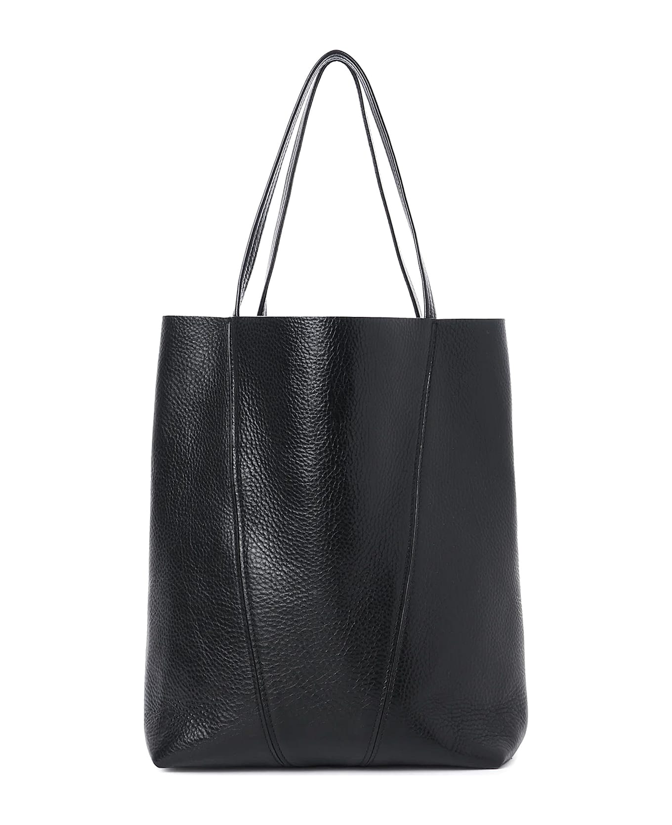Chloé Spin Leather Shoulder Bag - Black