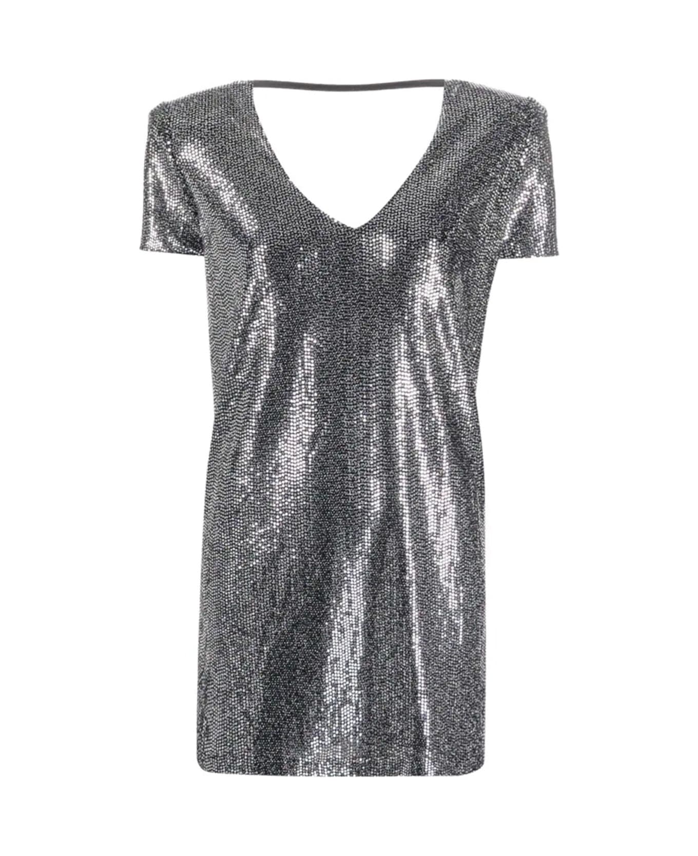Blanca Vita Sequin-embellished Mini Dress - Silver Tシャツ