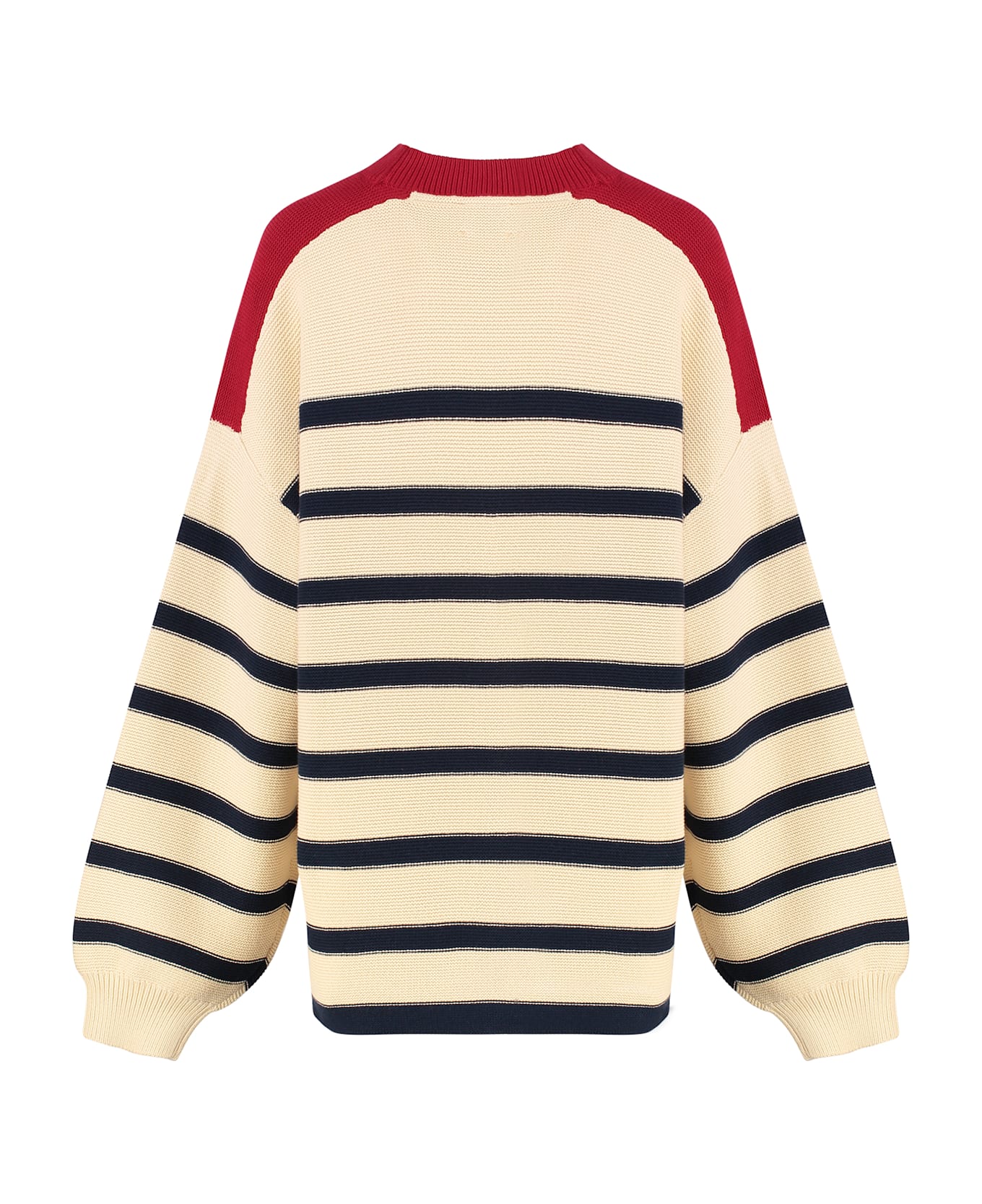 Tommy Hilfiger Sofia Richie Grainge X Tommy Hilfiger - Striped Crew-neck Sweater - Ivory
