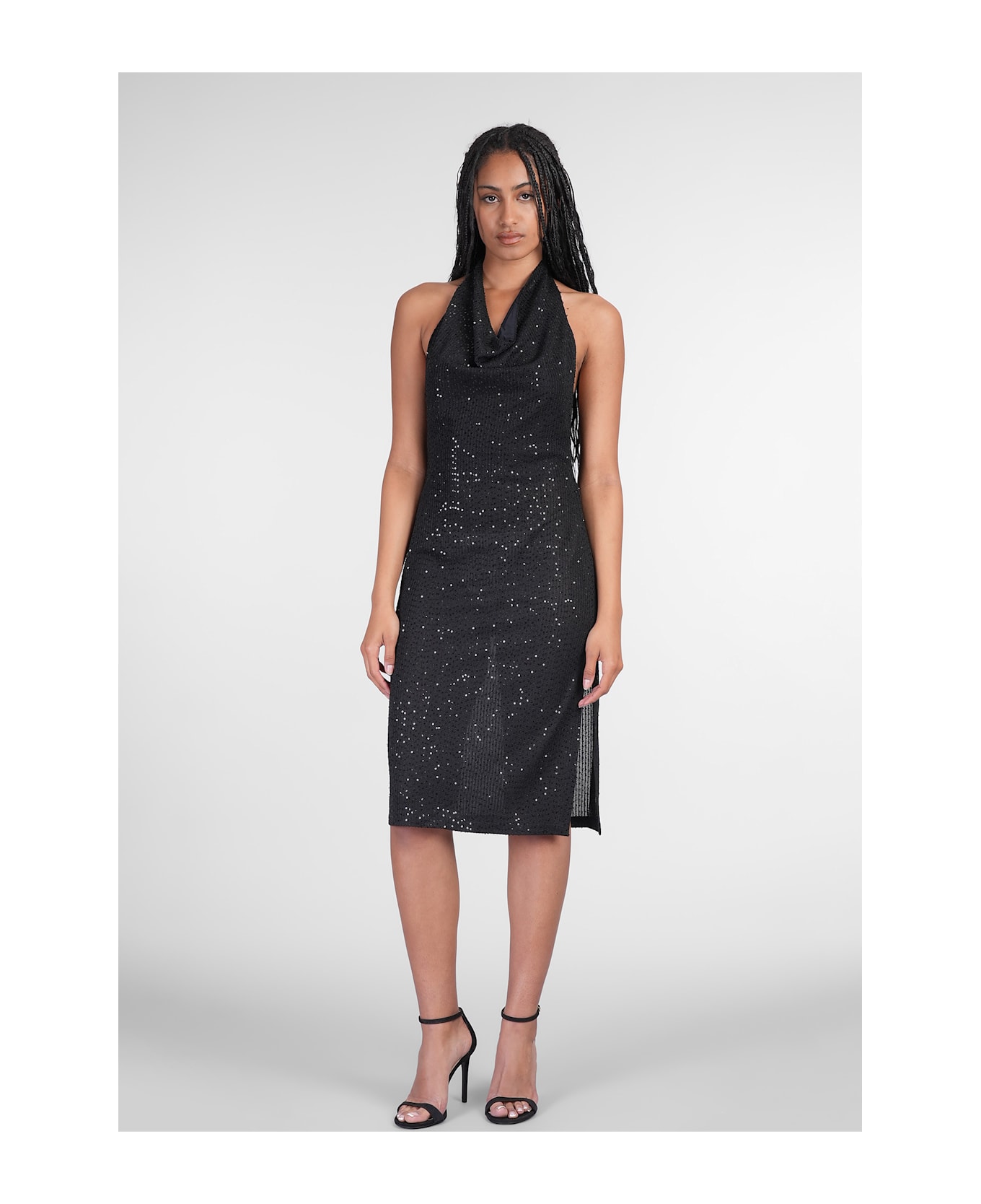 IRO Matie Long Dress In Black Polyester - black