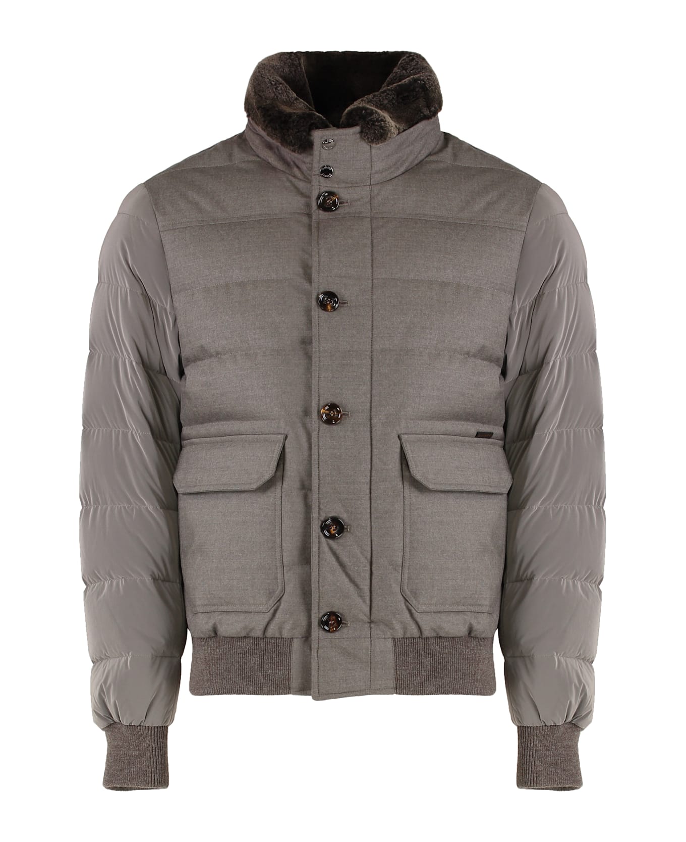 Moorer Fantoni Techno Fabric Down Jacket - Beige