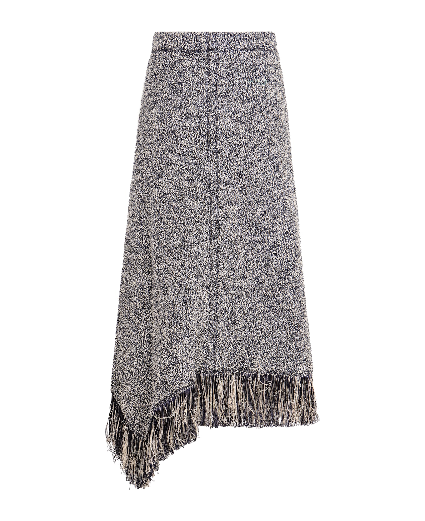 Paco Rabanne Fringed Wrap Skirt - blue