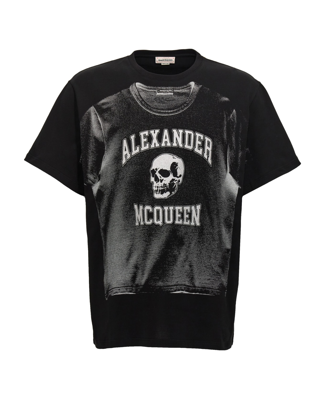 Alexander McQueen Logo Print T-shirt - Black