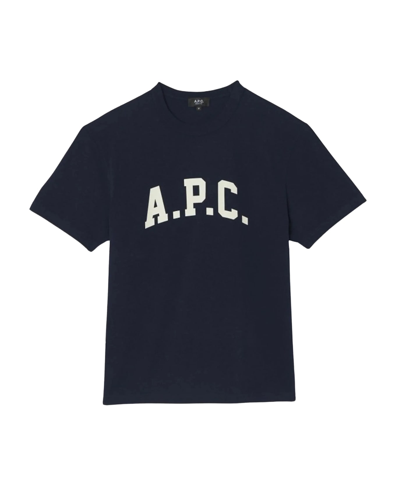 A.P.C. T Shirt Marcus - Tiq Dark Navy Ecru