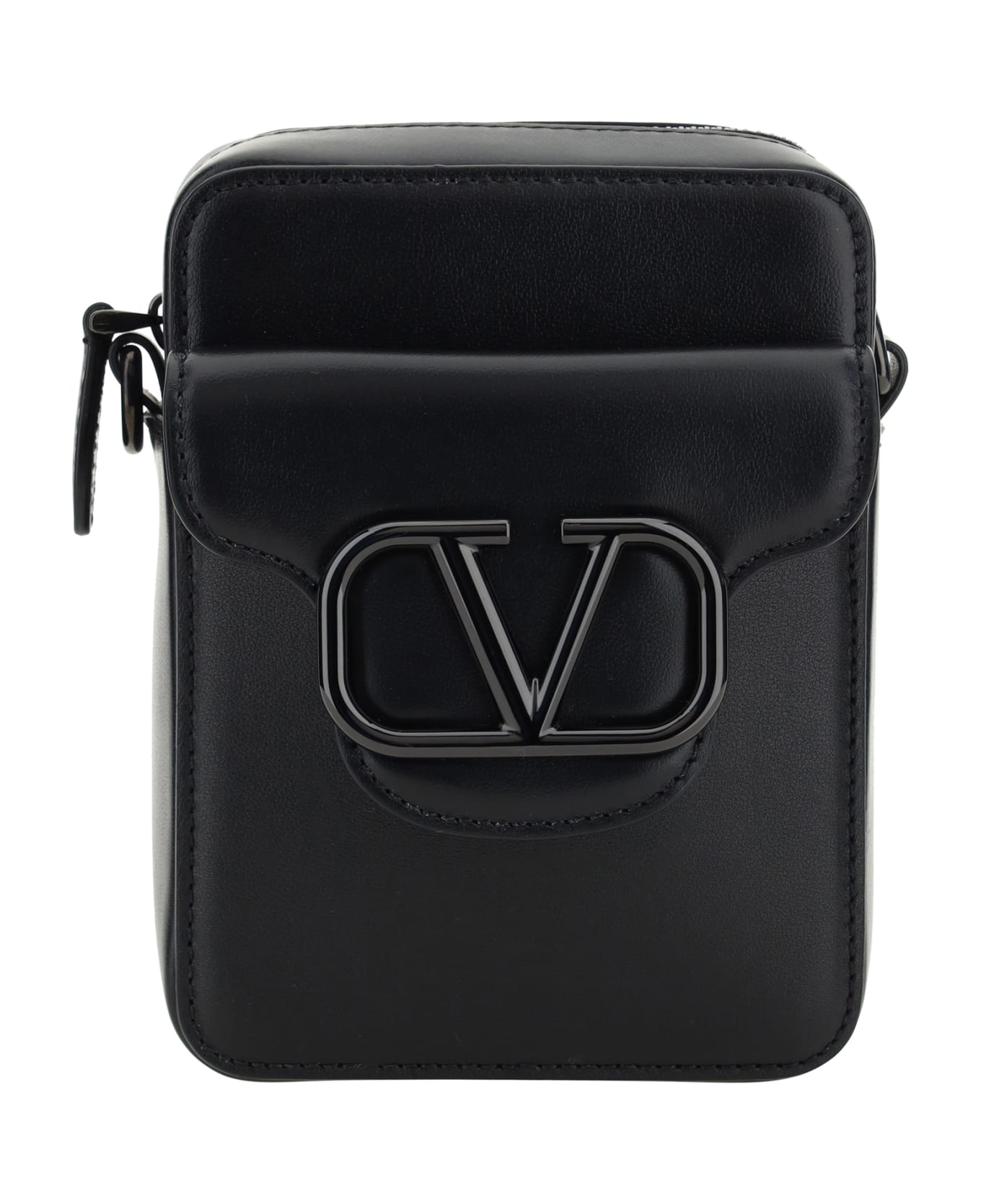 Valentino Garavani Mini Loc? Shoulder Bag - Black