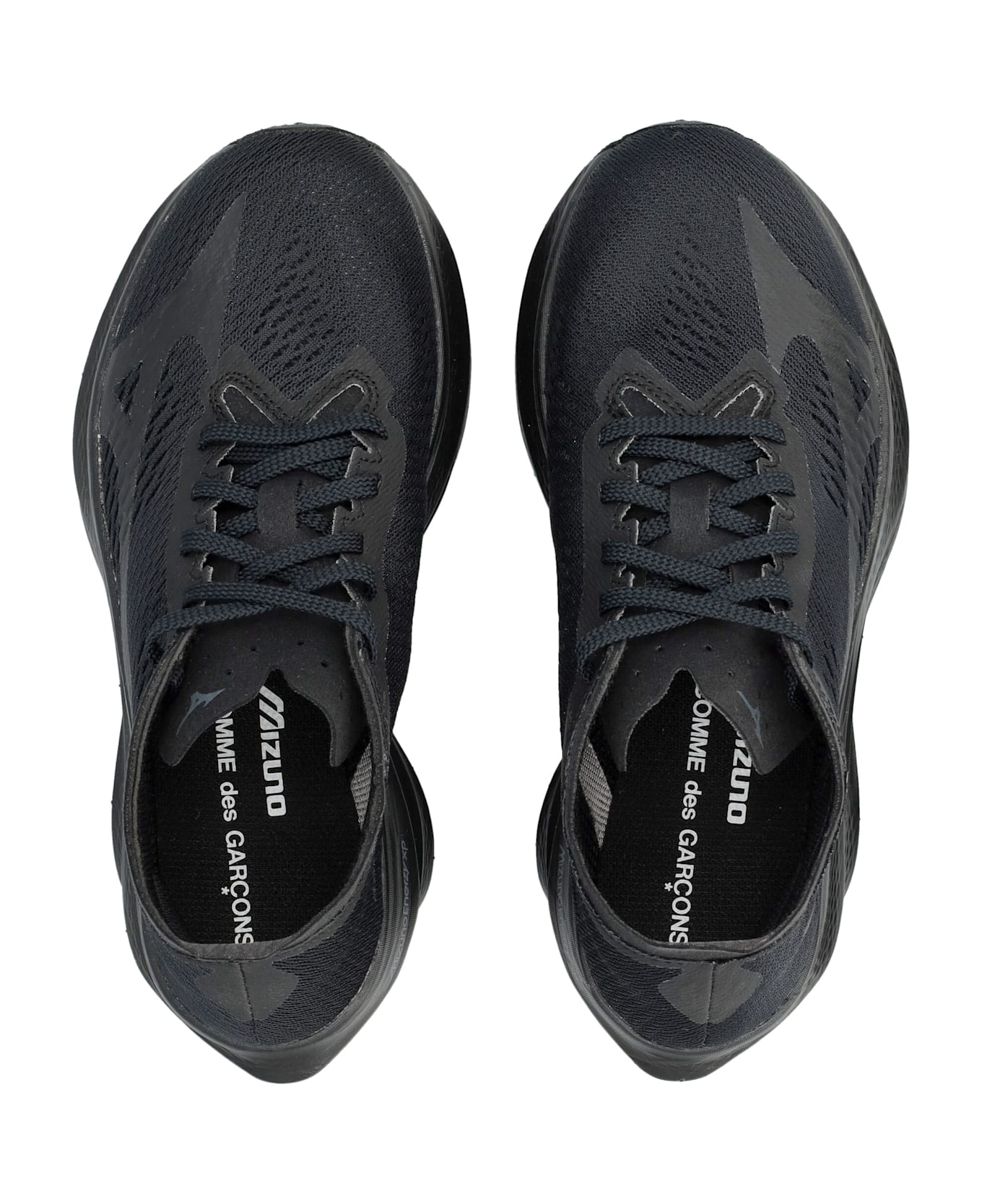 Comme des Garçons X Mizuno Wave Rebellion Pro Sneakers - BLACK